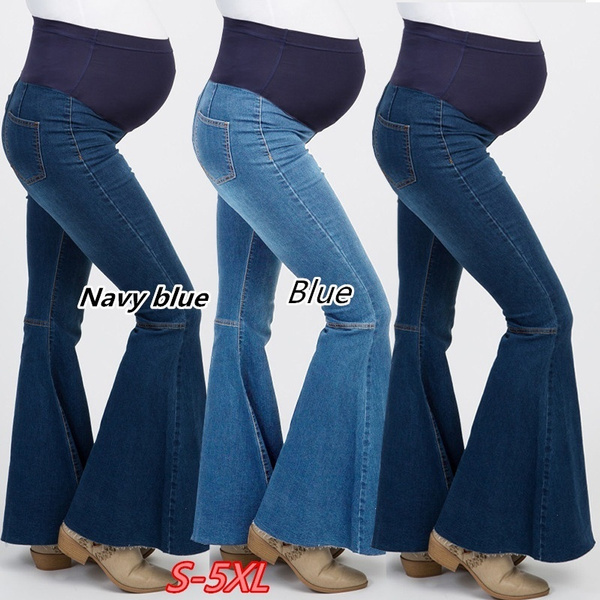 maternity bell bottom jeans