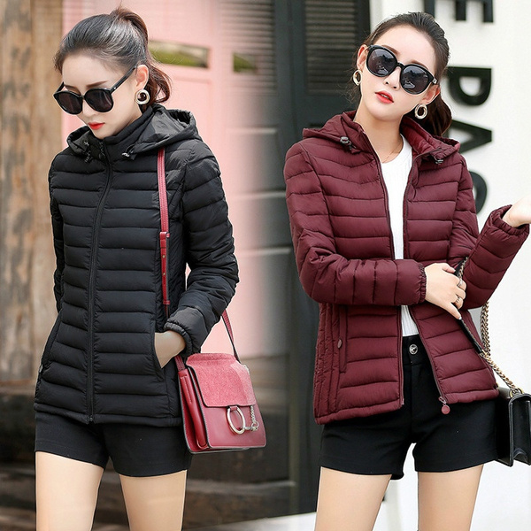 slim fit bubble jacket