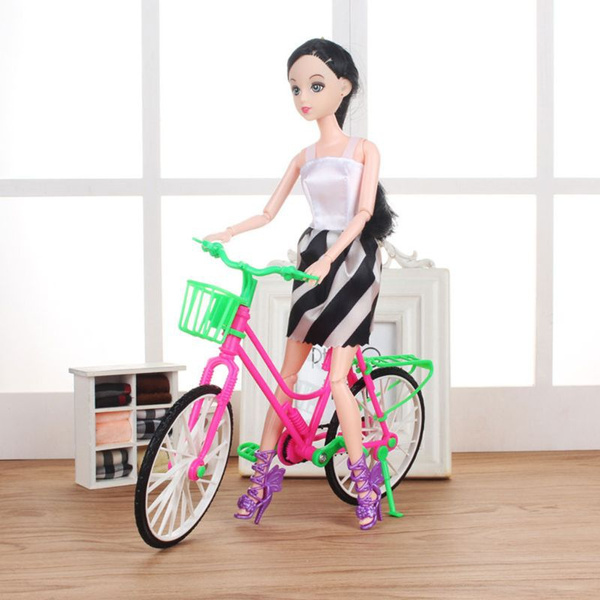 barbie bicycle doll