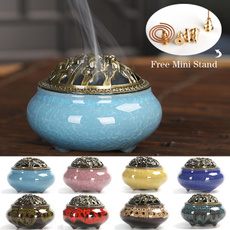 Antique, celadoncenser, Yoga, ceramiccenser