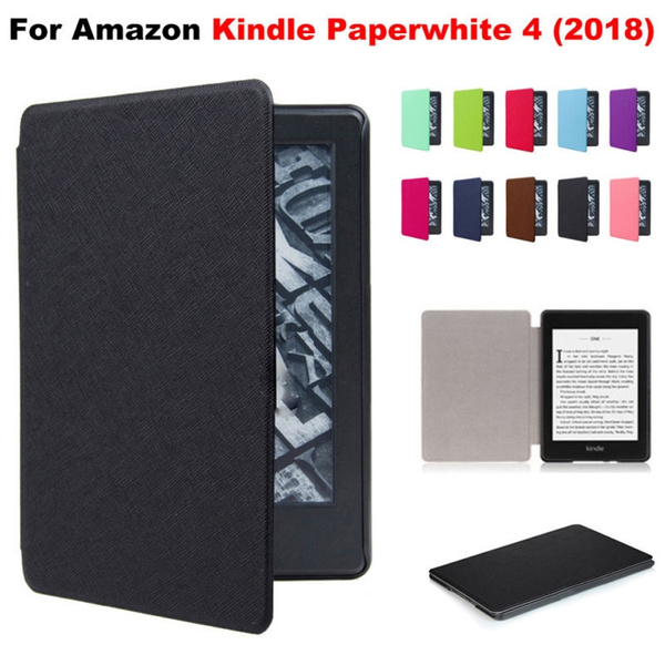 10th Generation-2018 ,K10 Black Fits  The Latest Kindle Paperwhite Thinnest&Lightest Smart Cover with Auto Wake/Sleep Ayotu Fabric Case for Kindle Paperwhite 2018 