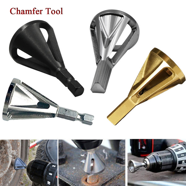 Damaged Bolts Remove Burr Tools External Chamfer Bit TOP Deburring Drill