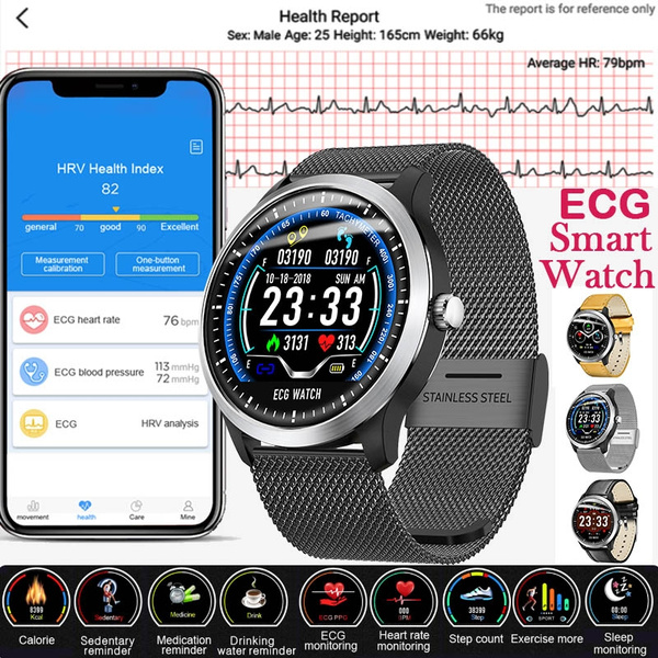 N58 ECG PPG Smart Watch Fitness Tracker Watch with Electrocardiograph ...