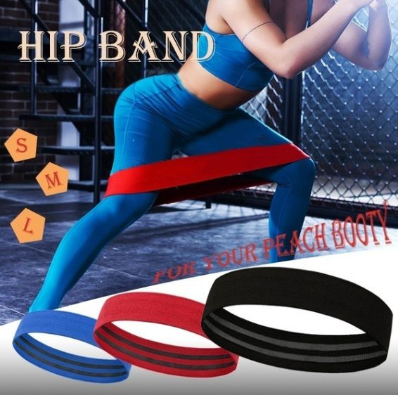 Hip Circle Band Fitness Elastic Band Hip Lifting Resistance Anti-slip Yoga EC