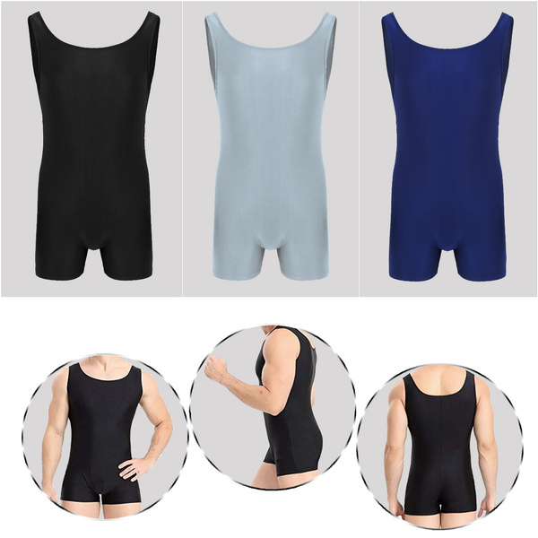 Men's Wrestling Singlets One-piece Sport Leotard Bodysuit Gym Outfit | Wish