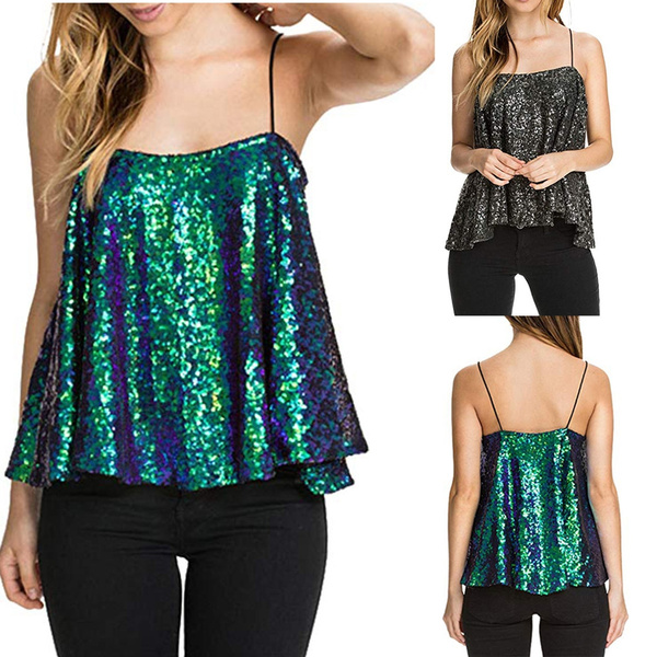 sequin club top