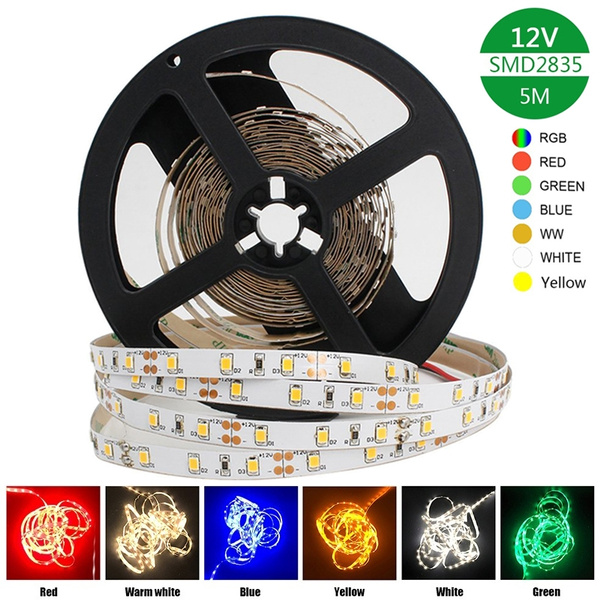 5M RGB 3528 SMD 300 LEDS COOL/WARM WHITE WATERPROOF LED STRIP LIGHT COLORFUL 