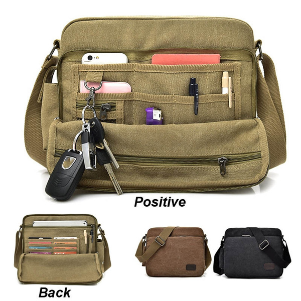 New Fashion Men's Crossbody Bag Men Shoulder Bags Multi-function