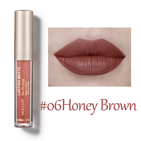 honey brown lipstick