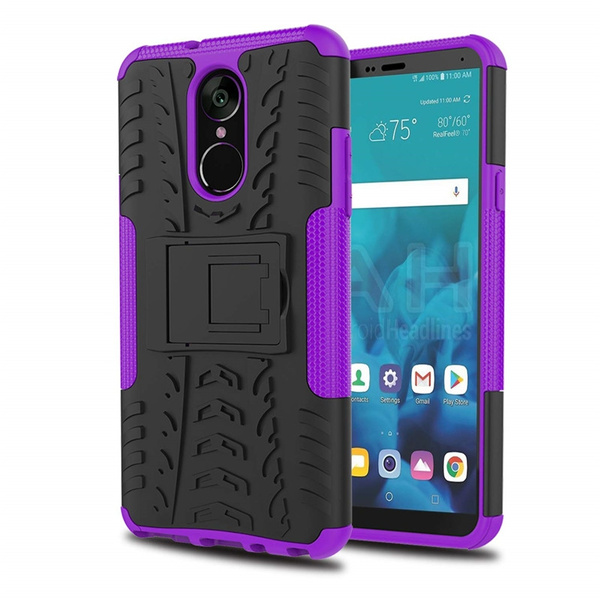 LG Stylo 4 Phone Case LG Stylo 4 Plus Case LG Q Stylus Case Military Armor Drop Tested Heavy Duty Hybrid Case with Kickstand for LG Stylo 4 LT