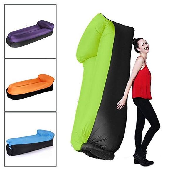 Outdoor Foldable Air Sofa Inflatable Lounge Couch Sleeping Bed