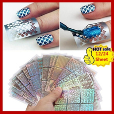 nail decals, Laser, Beauty, Nail Art Accessories