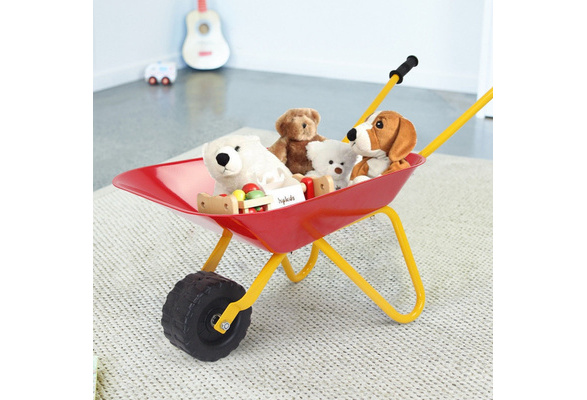 kids metal wheelbarrow