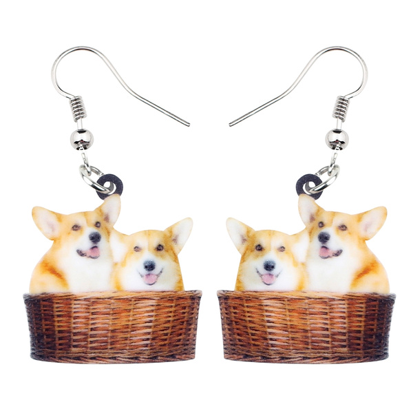 corgi earrings