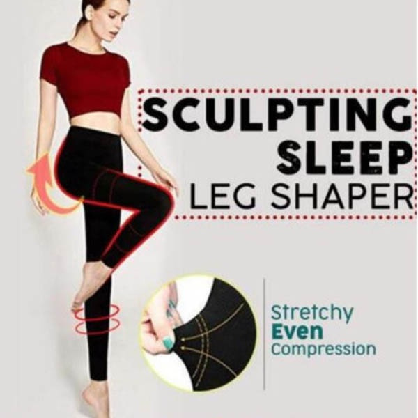 Hot Sale Fashion Women Lady Sculpting Sleep Leg Shaper Legging Socks Body  Shaper Slimming Pants
