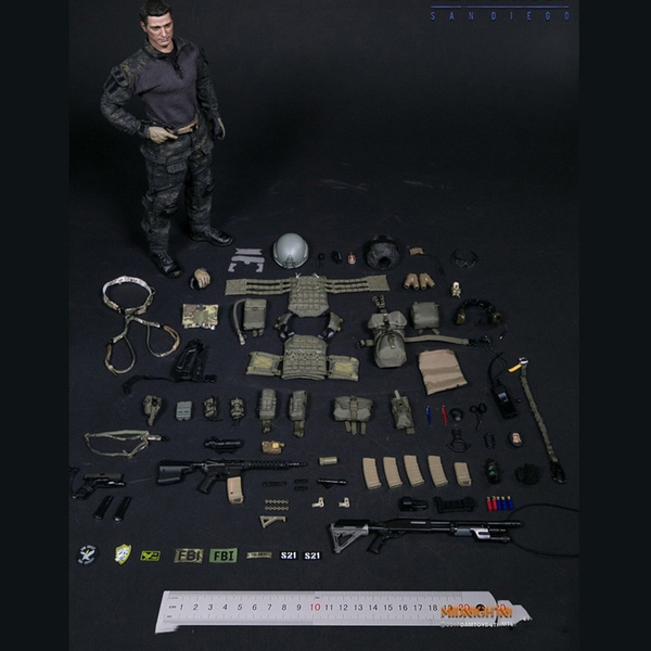 fbi swat action figure