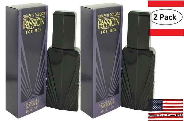 Passion By Elizabeth Taylor Cologne Spray 4 Oz For Men Package Of 2 Wish