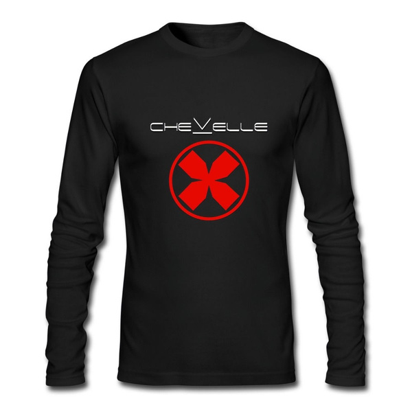 mens Chevelle Band Long Sleeve Black T 