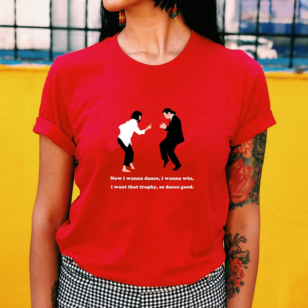 pulp fiction dance t shirt