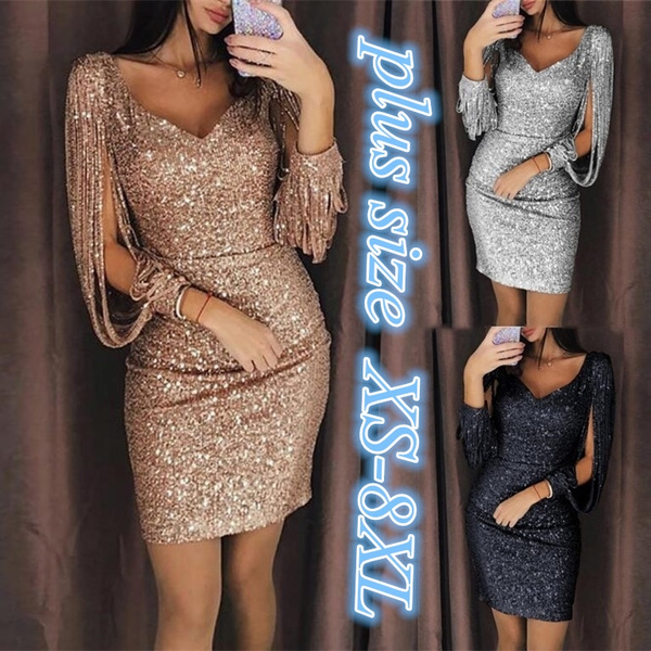 Sexy Ladies Vogue Tassels Detail Slit 