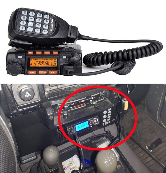 Mini 25w dual band 136-174mhz/400-480mhz coche aficionado telefonía móvil transceiver 