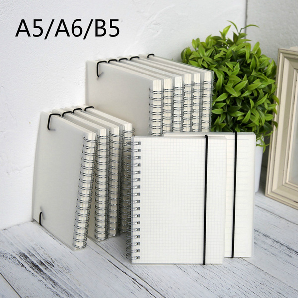 A5 Spiral Notebook Coil Notebook Lined Blank Grid Inner Journal Diary  Notepad Sketchbook for School Office Supply