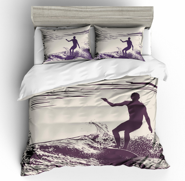 3d Wave Quilt Cover Beach Doona Set Ocean Bedding Surfing Duvet Us Cal King Queen Twin Size Gb Single Double Super Au Microfiber Pillow Cases Wish 3d Wave Quilt Cover Beach Doona, Surf Bedding Queen