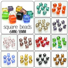 squarebead, cube, Joyería de pavo reales, Jewelry Making