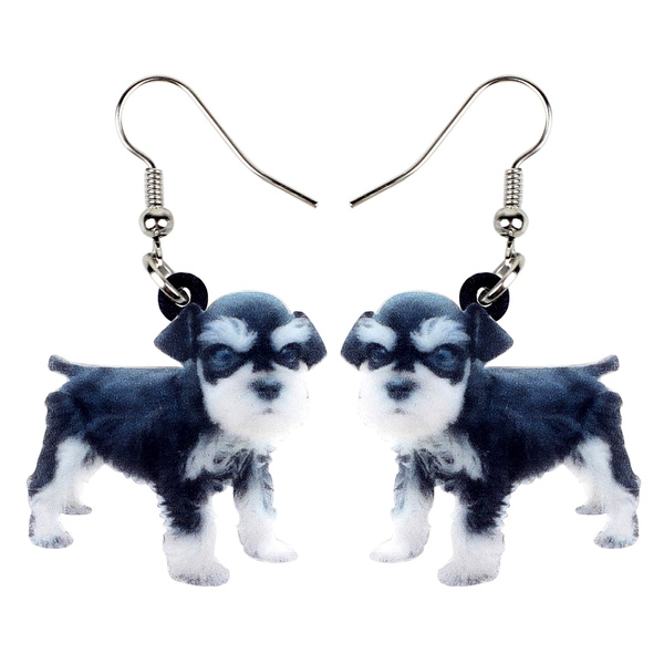 schnauzer earrings
