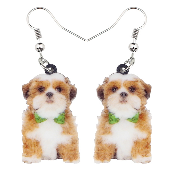 Shih tzu outlet earrings