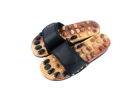 Dreamyth Cobblestone Foot Massage Slippers Shoes Home Sandals Shoes Reflexology Gift 