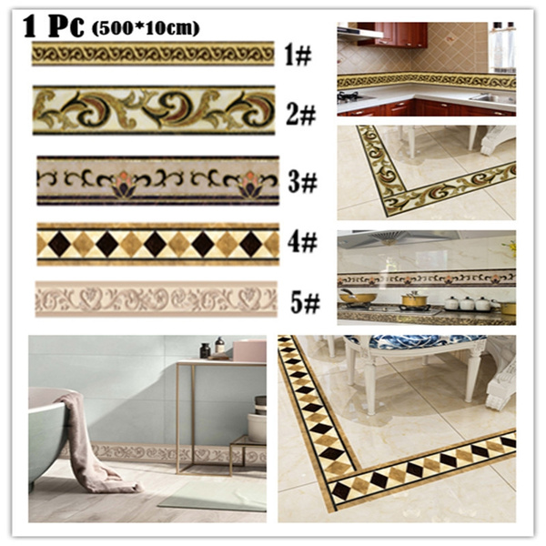 Details about   Decorative Wall Border Sticker Vogue Style  Self adhesive Waterproof DIY Decals