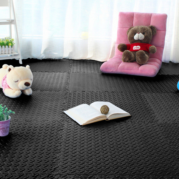 12 Stk.Bodenmatte Schutzmatten Puzzlematte Bodenschutz Matte Spielmatte 60x60 
