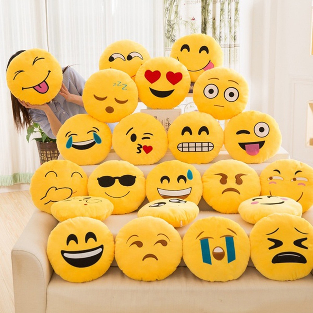 emoji plush doll