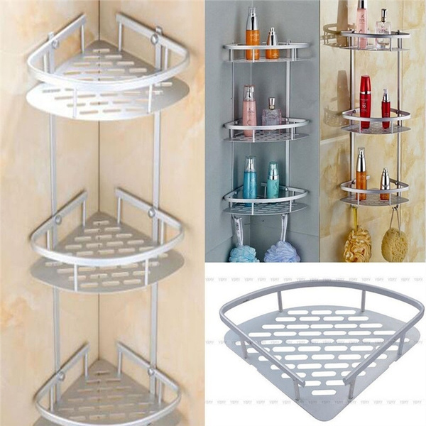 Bathroom Corner Shelf Shower Caddy Organizer Rack, 2/3-Layer