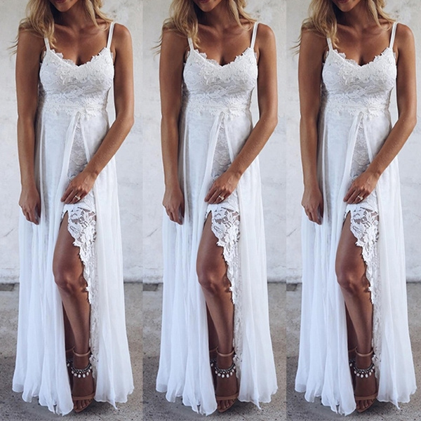 one piece floor length dresses