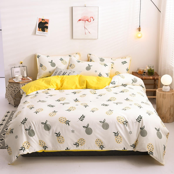 yellow butterfly duvet cover