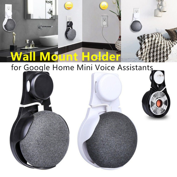 Wall Mount Holder Hanger Stand Grip for Google Home Mini Voice Assistants