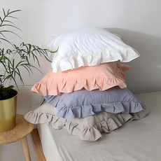 cottoncushioncover, ruffle, Home Decor, Beds