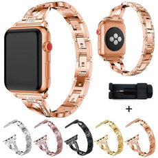 22mmjewelrywatchband, applewatch41mmband, Stainless Steel, galaxywatch46mmmetalstrap