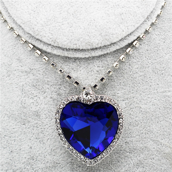 heart gemstone necklace