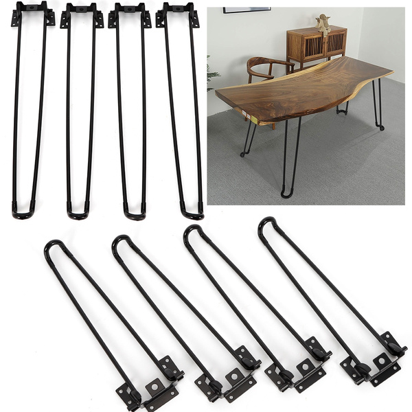 4Pcs Hairpin Table Leg Heavy Duty Easy Install Folding Coffee Table Leg