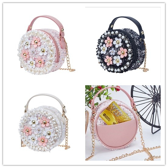 Mini Chain crossbody Flower Print Bags(FOR TODDLERS - GIRLS) - COOL KIDS  BKLYN BOUTIQUE LLC