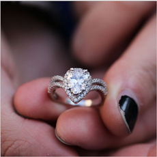 Sterling, halloweencostumejewelry, DIAMOND, wedding ring