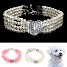 puppynecklace, Dog Collar, petaccessorie, pearls