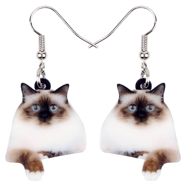 Cat Earrings / Cat Jewellery / Pet Jewellery / Animal Jewellery / Animal  Lover Gift 