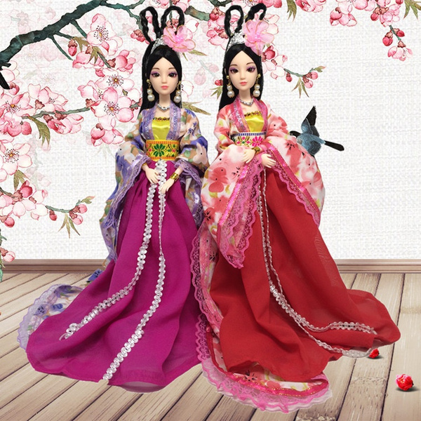 krassen Whitney uitgehongerd One Set Sinicism Kimono Doll Dress Fairy Princess Moroccan Clothes Royal  Court Beautiful Long Trailing Dress for Barbie Doll Best Gift for Girl |  Wish