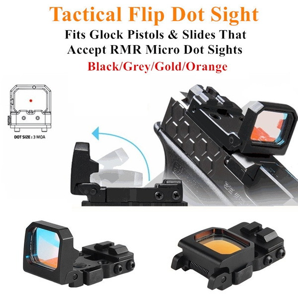 Tactical Red Dot Sight Pistol Sight Holographic Reflex Sight with 20mm ...