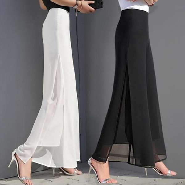 Womens Long Trousers Elegant Ladies Office Wear Casual Slim Fit High  Waisted Ruched Pleated Wide Leg Pants Without Belt  Стильные наряды  Наряды Идеи наряда