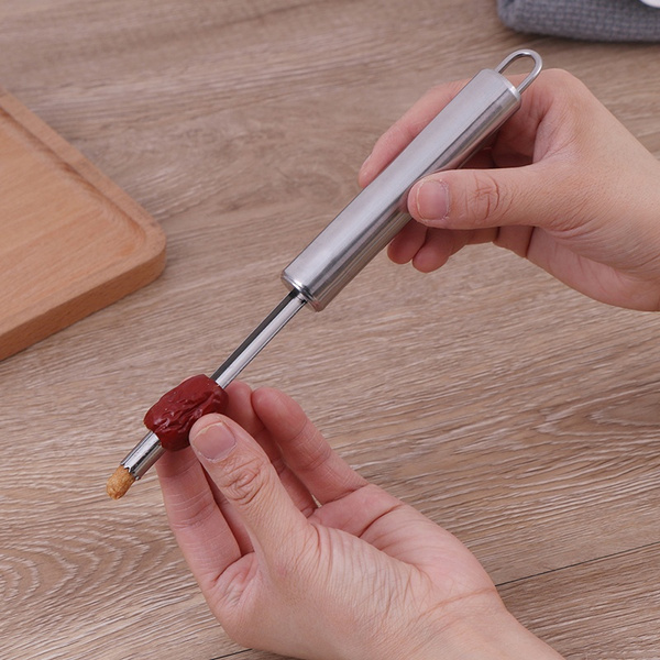 Stainless Steel Core Seed Remover Fruit Red Dates Corer Easy Twist Kitchen Tool Wish Stainless Steel Core Seed Remover Fruit Red Dates Corer Easy Twist Kitchen Tool Wish